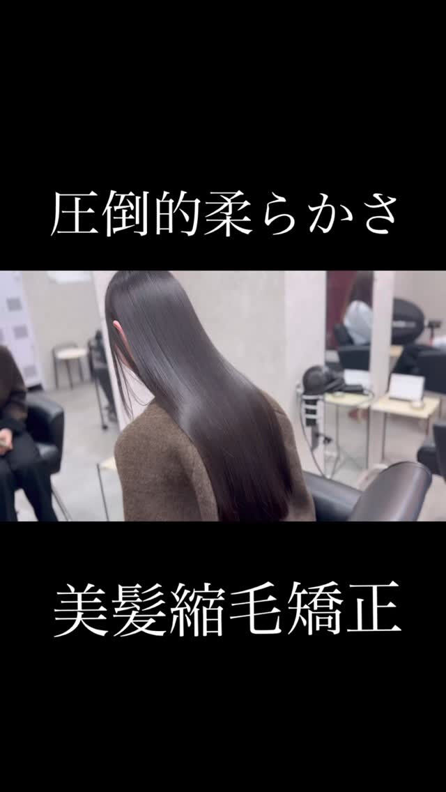 【美髪メニュー】表参道業界最高峰美髪縮毛矯正＋カット＋スチー
